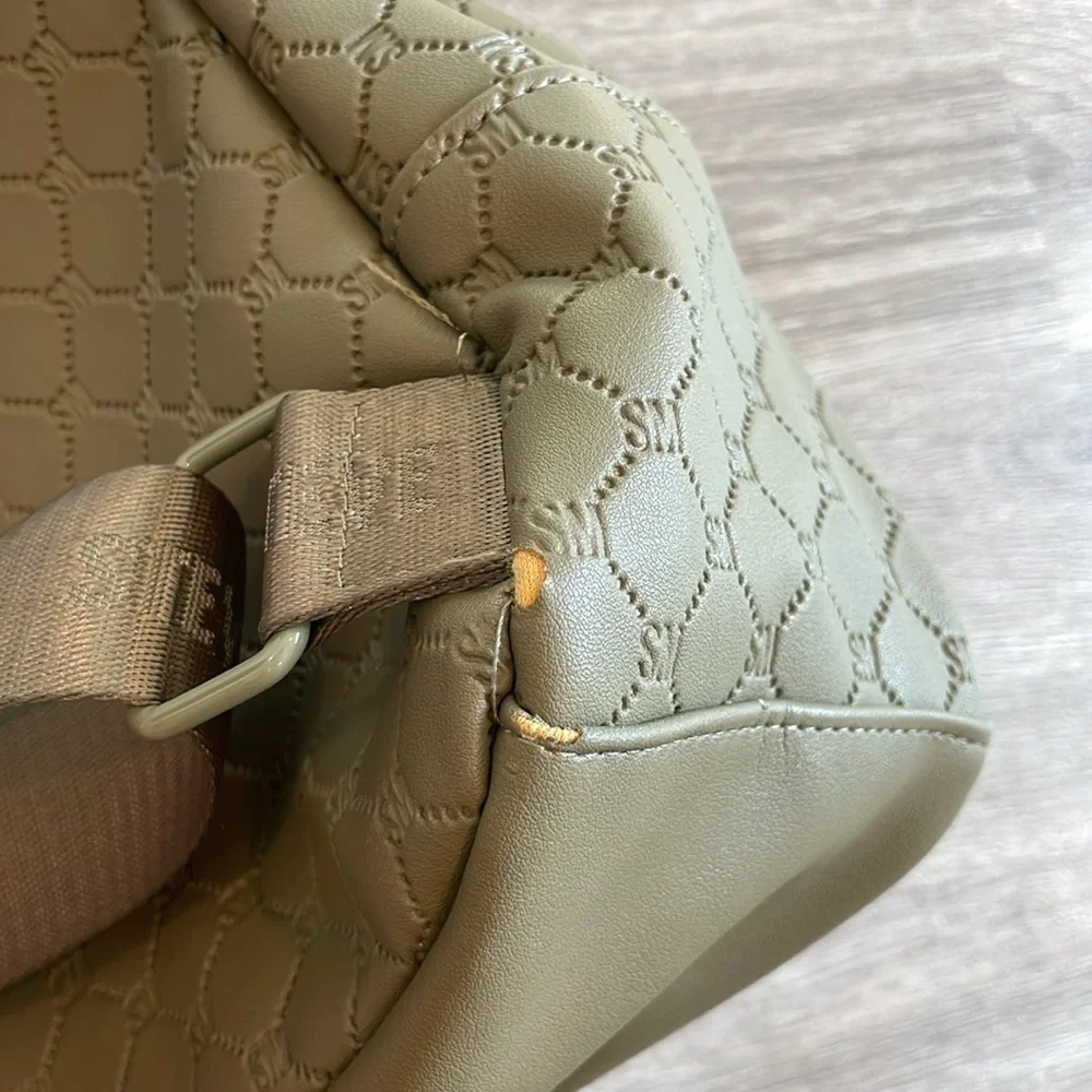 Steve Madden olive green mini backpack
